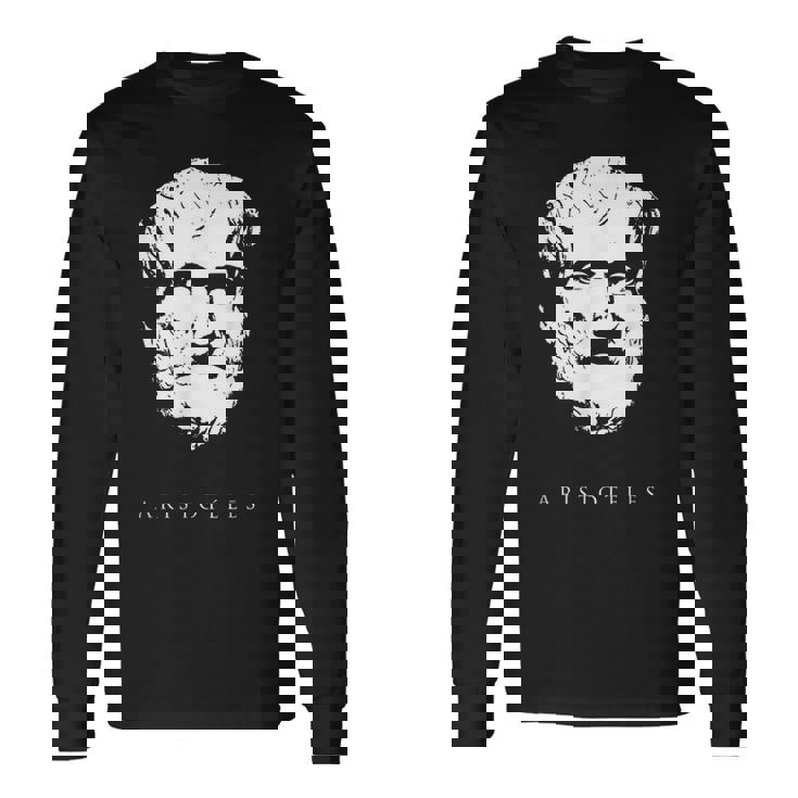 ギリシャ古代アリストテレス哲学 Aristotle Philosophy Greek Philosopher 長袖Tシャツ