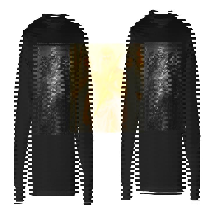 ギリシャ神 ゼウス・ポセイドン・ハデス ギリシャ神話 長袖Tシャツ