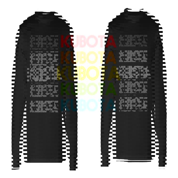 クボタ 名前 長袖Tシャツ