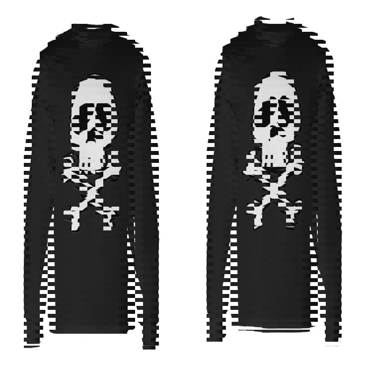 クラシック 宇宙 海賊 パンク スカル キャプテン ハロウィン 長袖tシャツ 長袖Tシャツ