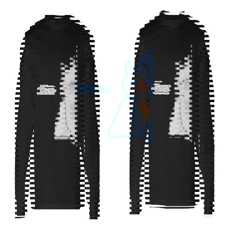 クリオネ『あそぶ？』【どうぶつ フレンズ】ポップ ゆるくて かわいい キャラ イラスト 長袖Tシャツ