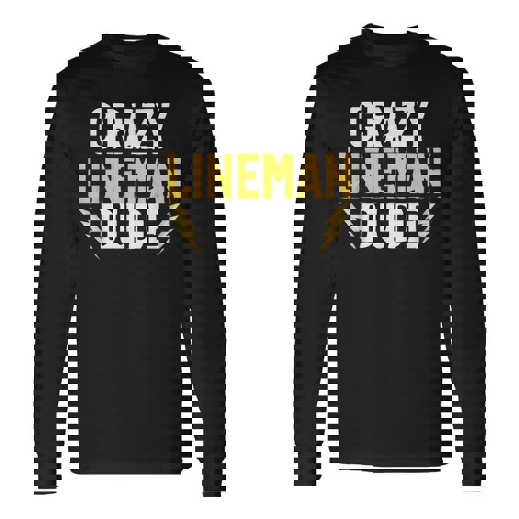 クレイジーラインマンデュードラインマン 長袖Tシャツ