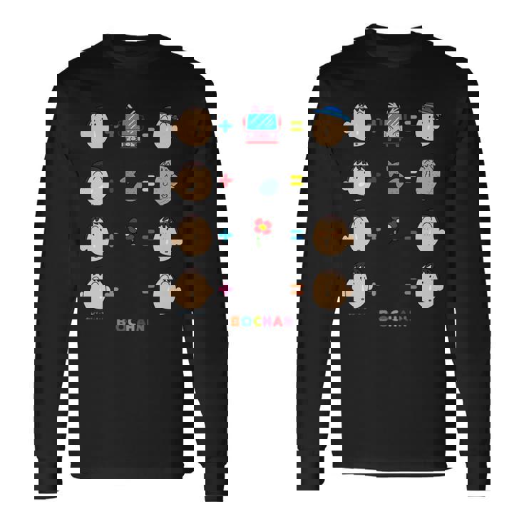 クレヨンしんちゃん 〇＋〇＝？ ボーちゃんver 長袖tシャツ 長袖Tシャツ