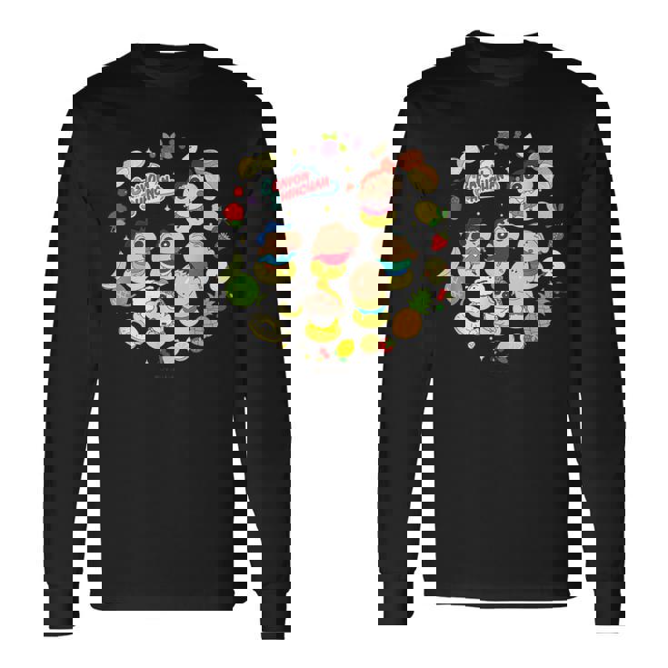 クレヨンしんちゃん フルーツいっぱい！デザートタイム 長袖Tシャツ