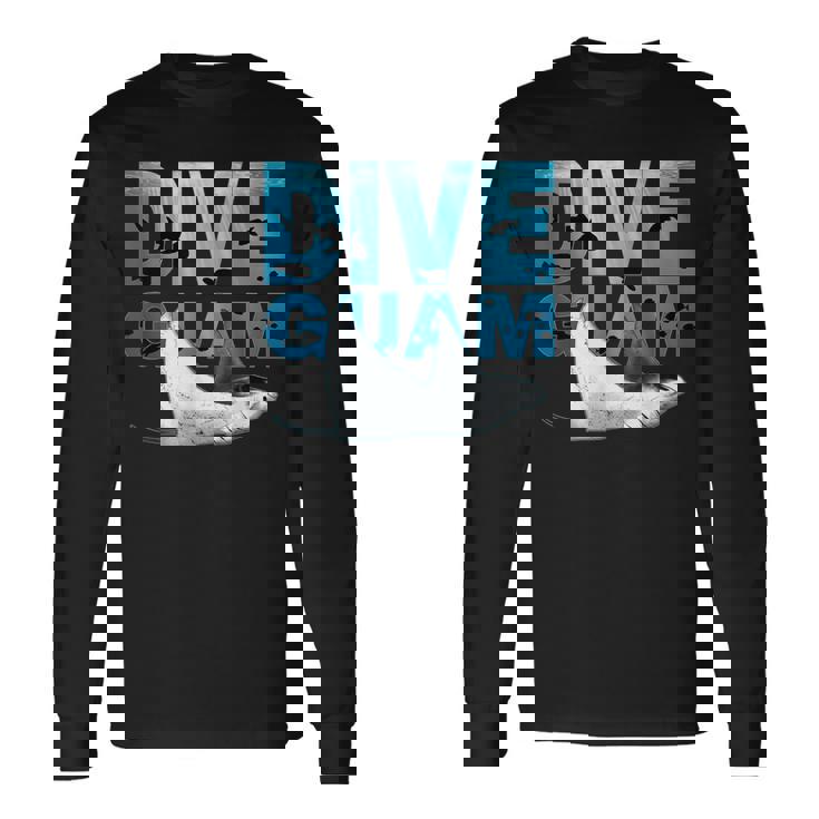 グアムマンタでのダイビング 長袖Tシャツ