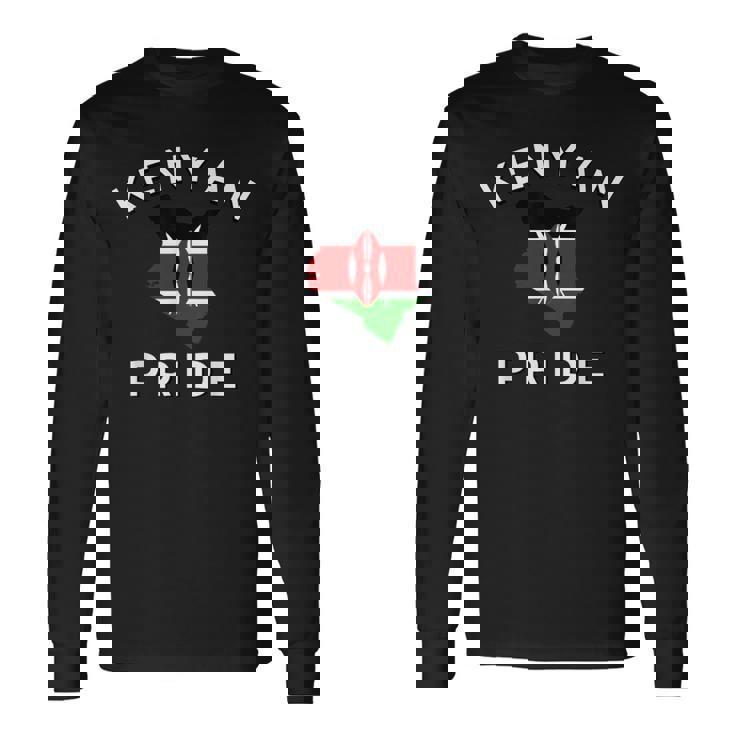 ケニア国旗プライド 長袖Tシャツ