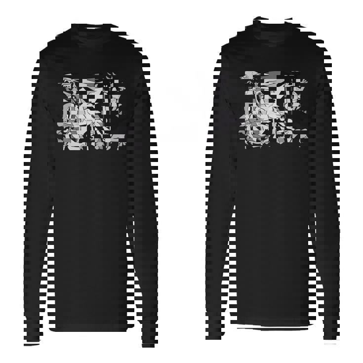ゲルニカのアートワーク 長袖tシャツ 長袖Tシャツ