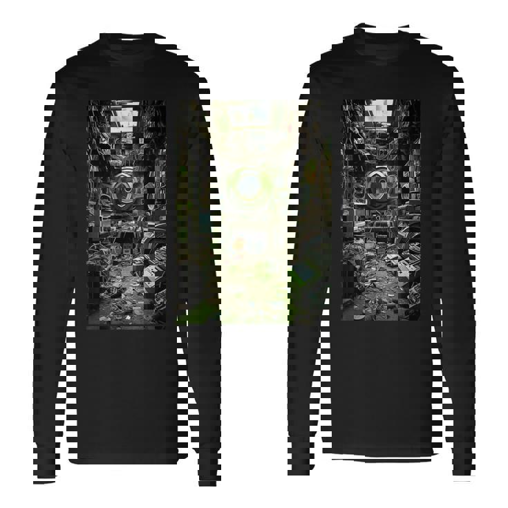 ゲームルームウィアードコアスペーシャスドリームコア 長袖Tシャツ