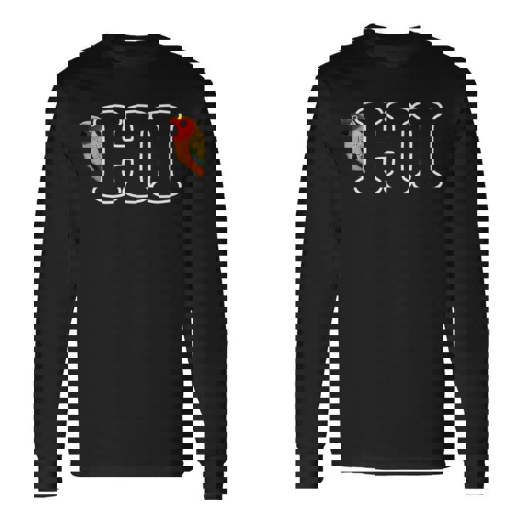 コガネメキシコインコ Hi 鳥 動物 図 バードウォッチング 贈り物 鳥類学者 生物学者 自然科学 長袖Tシャツ