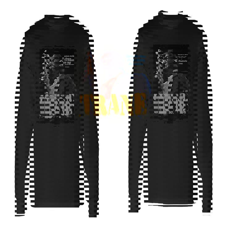 コルトレーン・ジャズ・ウィズム・サクソフォーン奏者 長袖Tシャツ