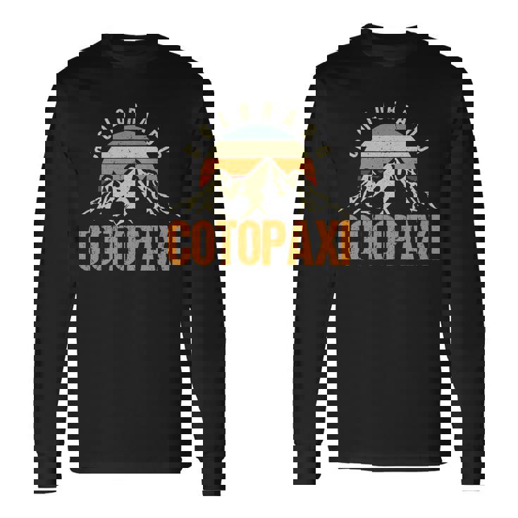 コロラド コトパクシ ヴィンテージ 山岳 ハイキング 野生動物 コロラド 長袖tシャツ 長袖Tシャツ