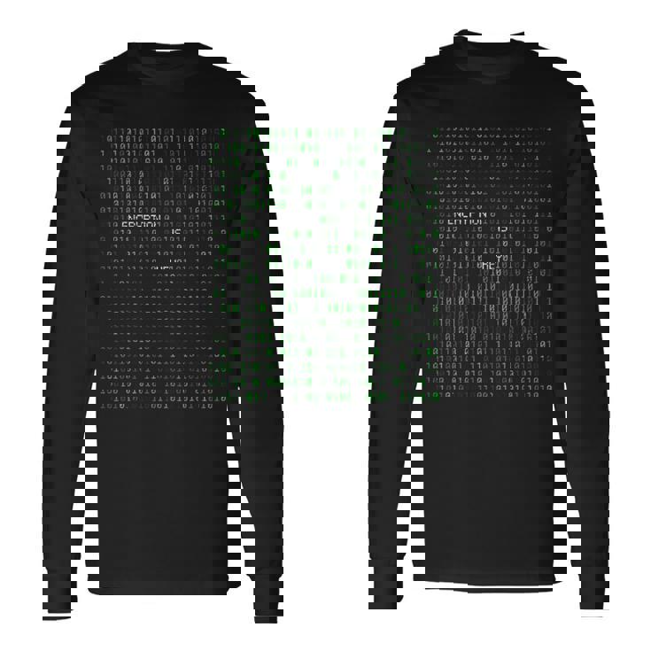 コーディングコードプログラムプログラマー 長袖Tシャツ