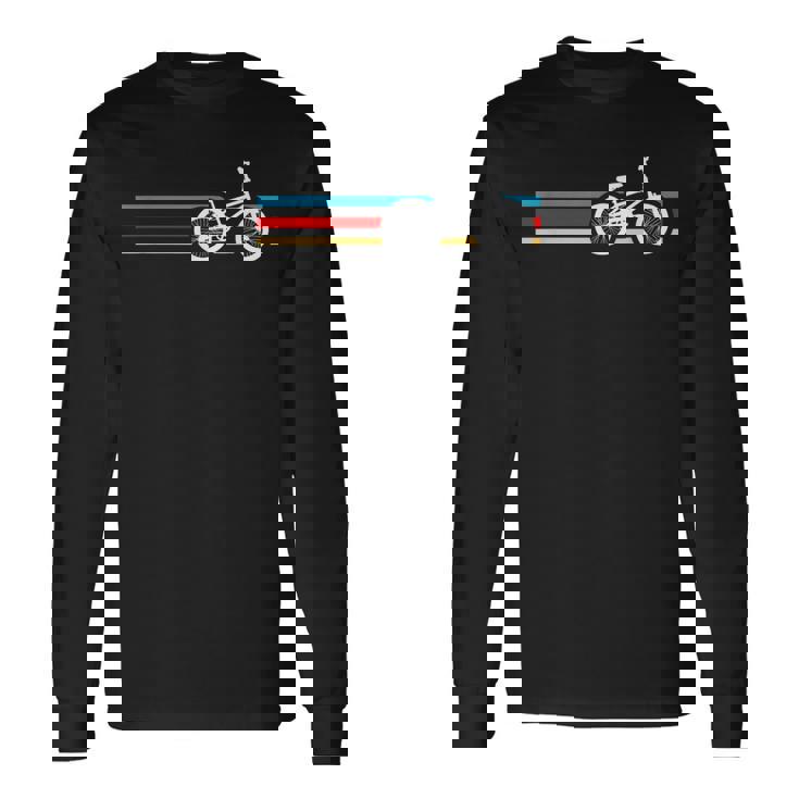 サイクリング Bmx ダウンヒル デザイン レトロ ヴィンテージ Bmx 長袖Tシャツ