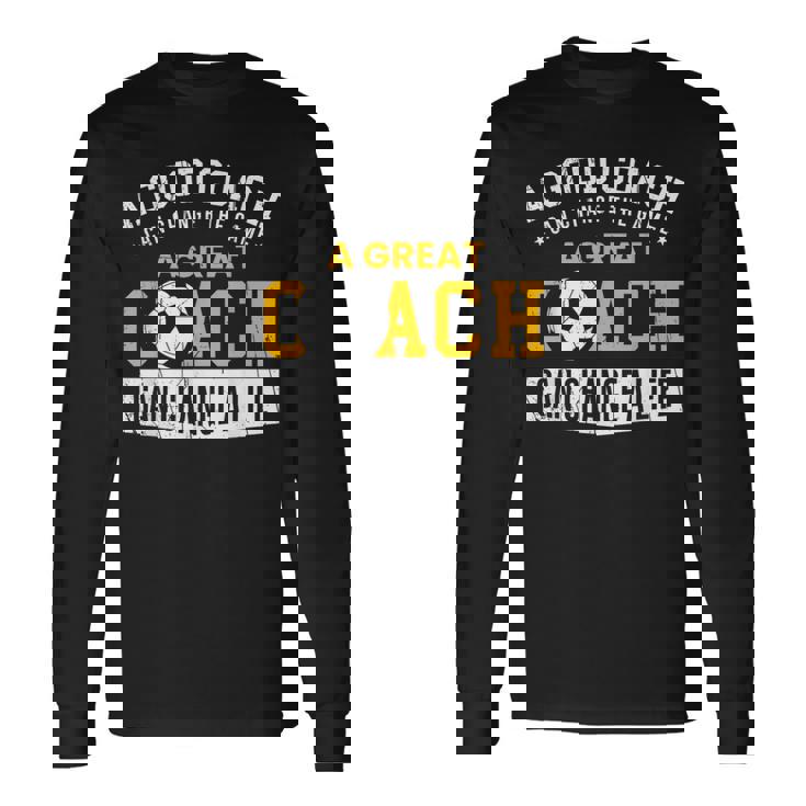 サッカーコーチ ギフト 感謝チーム プレイヤー ラブスポーツチーム 長袖Tシャツ