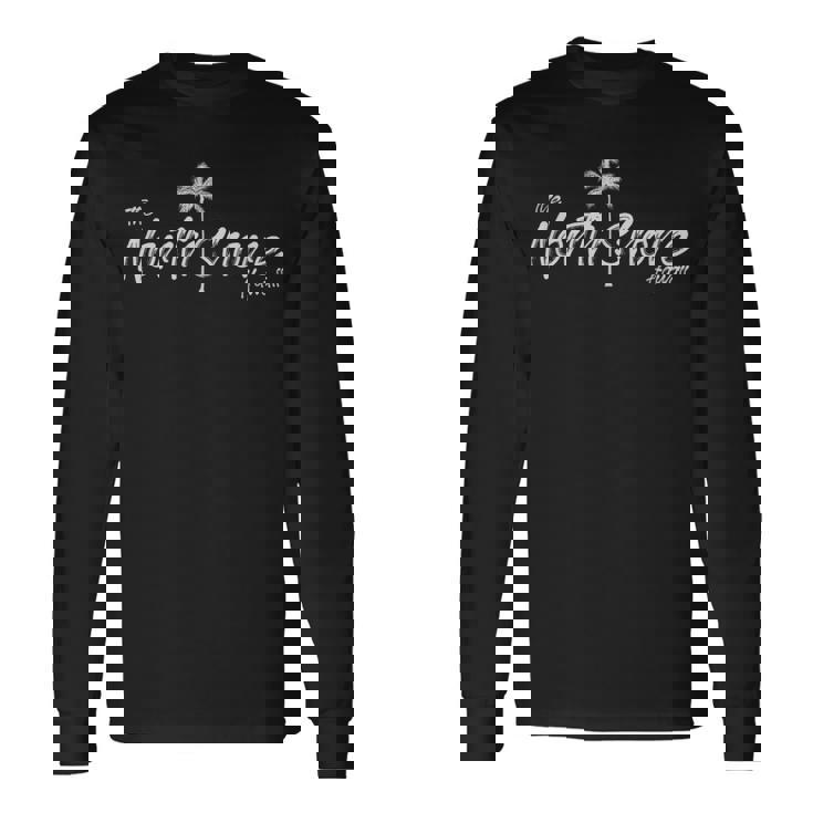 ザノースショアハワイパームツリー 長袖Tシャツ