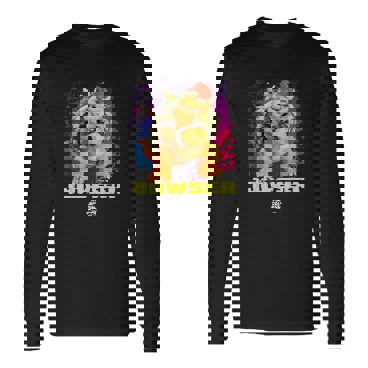 ザ・スーパーマリオギャラクシー・ムービー Cool Bowser 長袖Tシャツ ギフトのアイデア