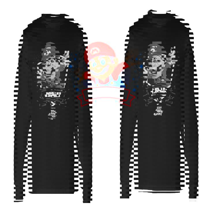 ザ・スーパーマリオギャラクシー・ムービー Mario Champion 長袖Tシャツ