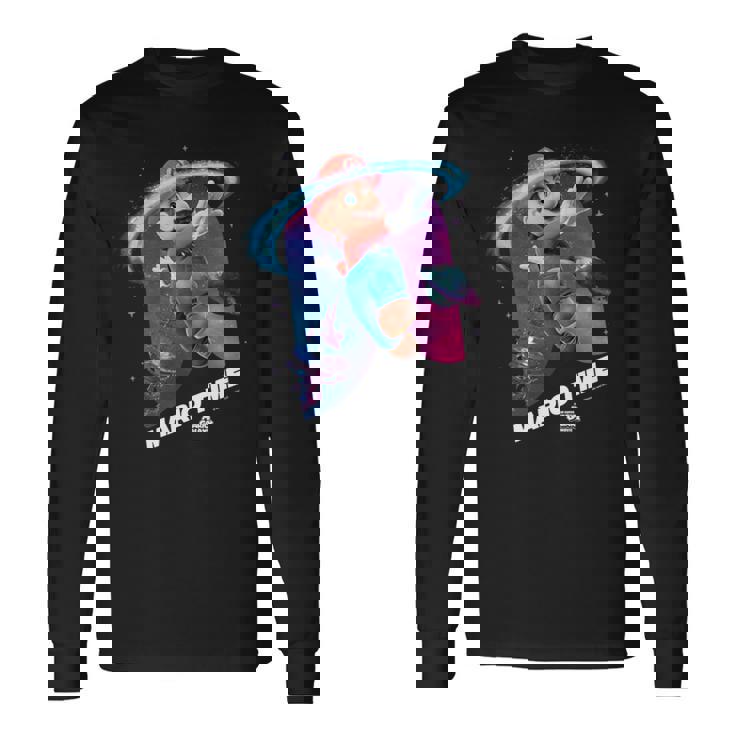 ザ・スーパーマリオギャラクシー・ムービー Mario Time 長袖tシャツ 長袖Tシャツ