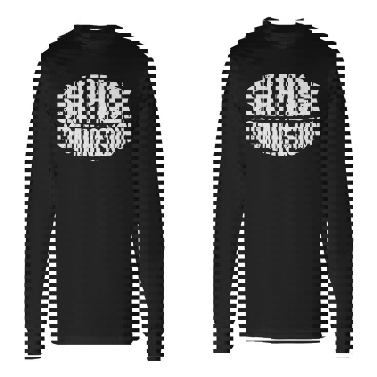 シックスパックは近日公開予定ix Pack Comingoon 長袖Tシャツ