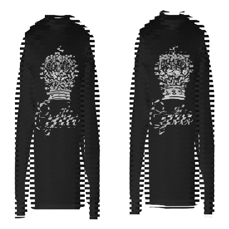 シンシア女王 女王 名前 王冠 リーガル プリンセス 長袖Tシャツ