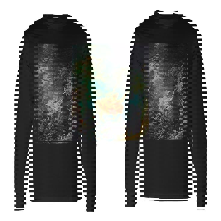 ジャンオノレ・フラゴナール作 スイングペインティング 長袖Tシャツ