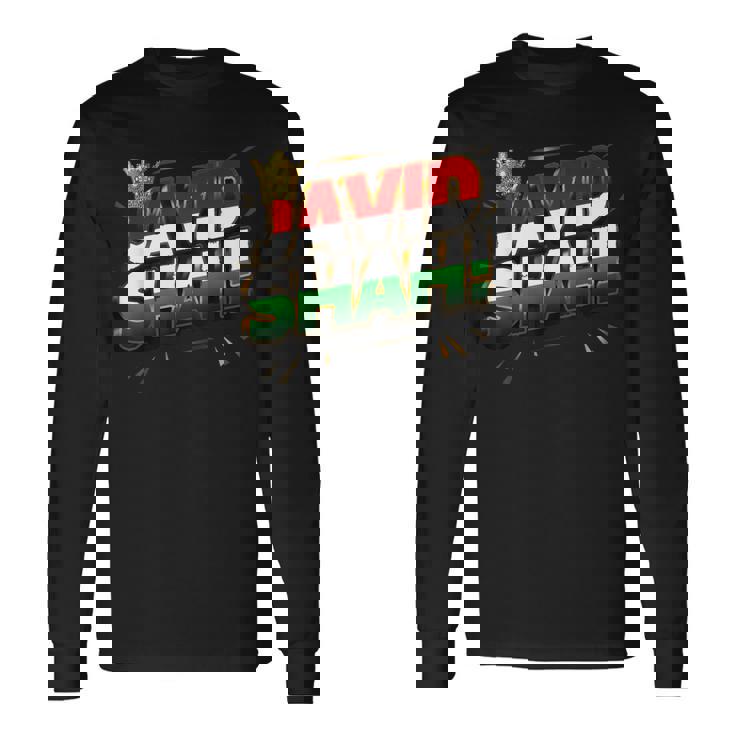 ジャヴィッド・シャー・ペルシャ・イラン王パフラヴィー 長袖Tシャツ