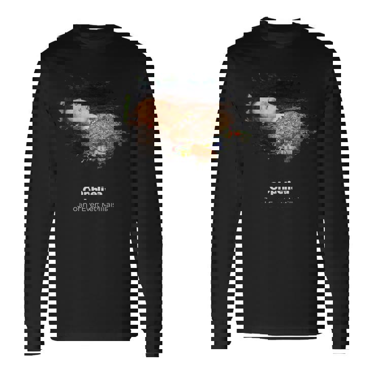 ジョン・エバレット・ミレーのオフィーリア・グランジ 長袖Tシャツ