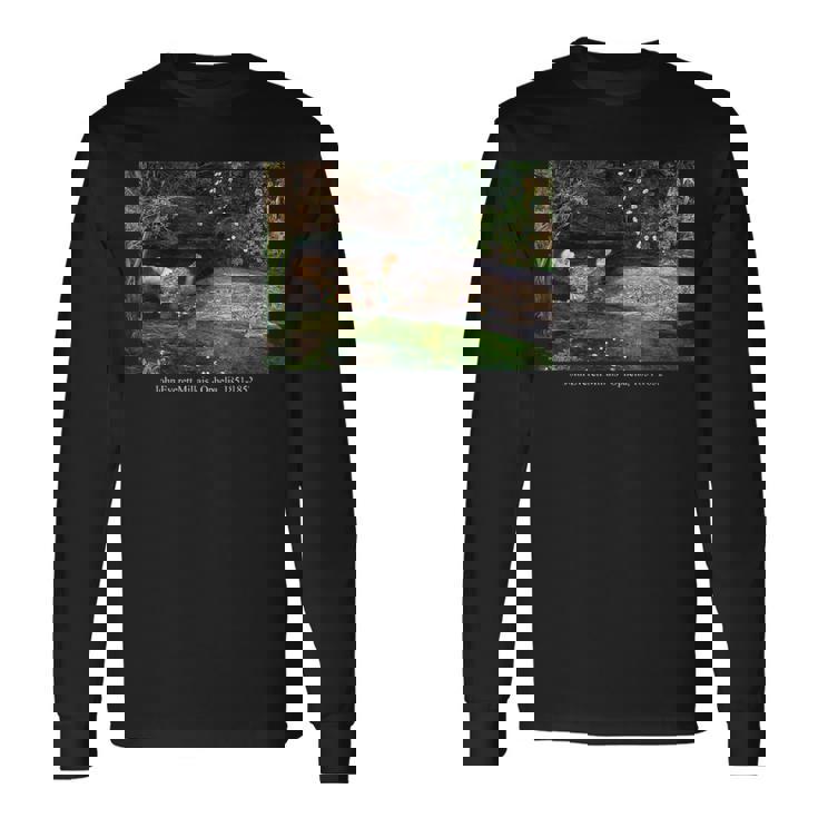 ジョン・エバレット・ミレー・オフィーリア 長袖Tシャツ