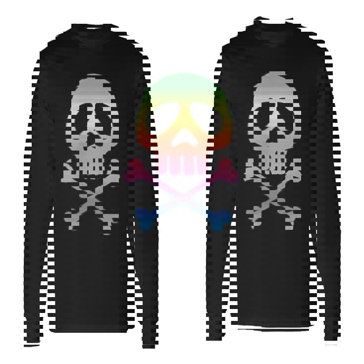 スカル、宇宙海賊キャプテン・クロスボーンズ ハロウィンパーティー Ahoy 長袖Tシャツ