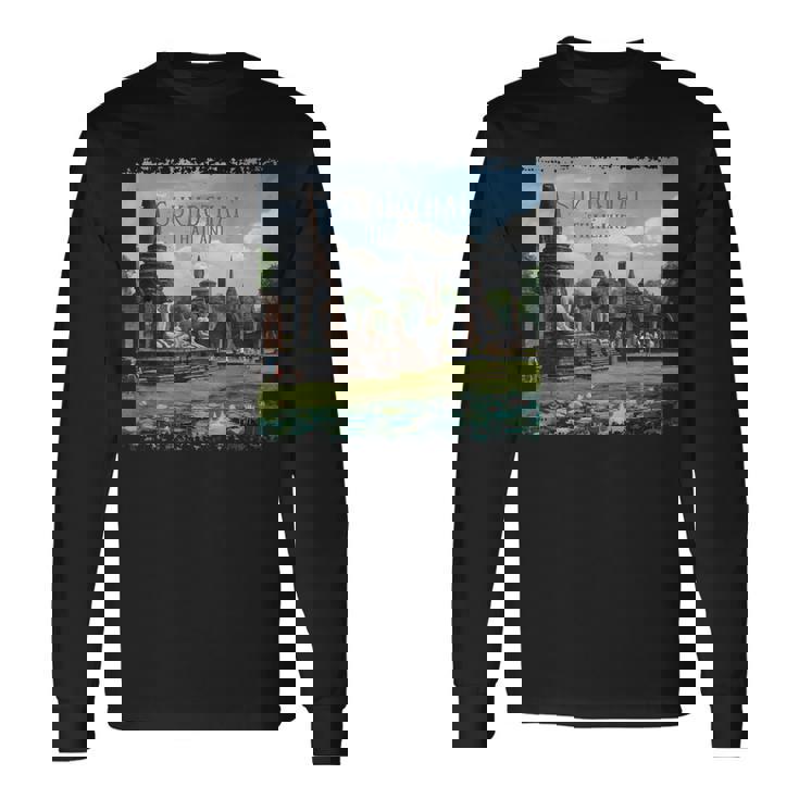 スコータイ、タイ 長袖Tシャツ