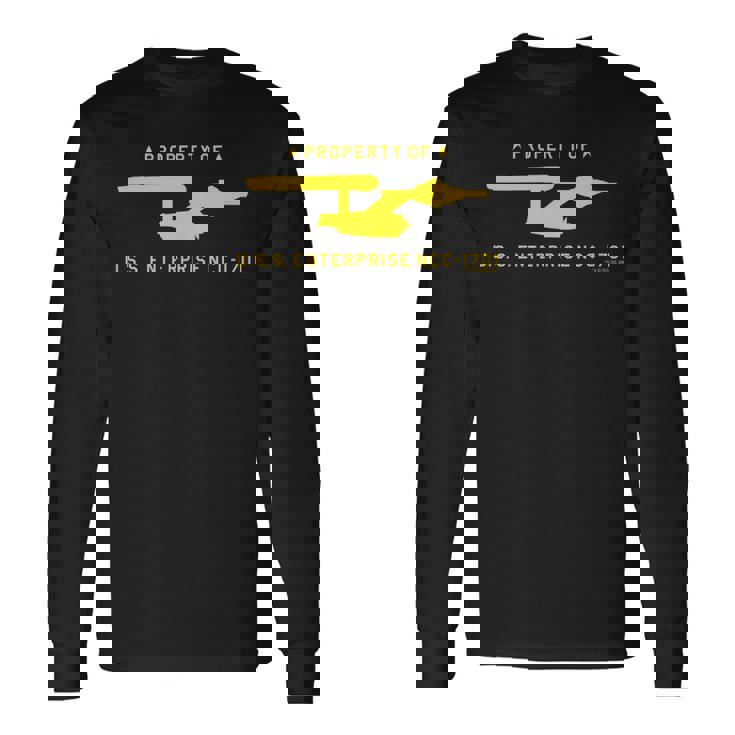 スタートレック オリジナルシリーズ USSエンタープライズプロパティ 長袖Tシャツ
