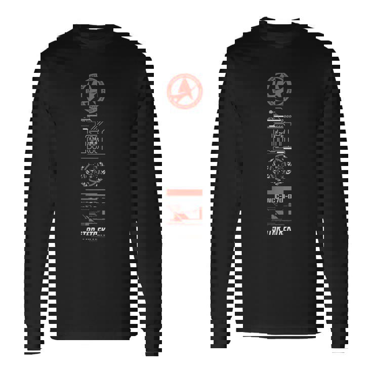 スタートレック 宇宙艦隊コマンド Uss エンタープライズ Ncc-1701-D 長袖Tシャツ