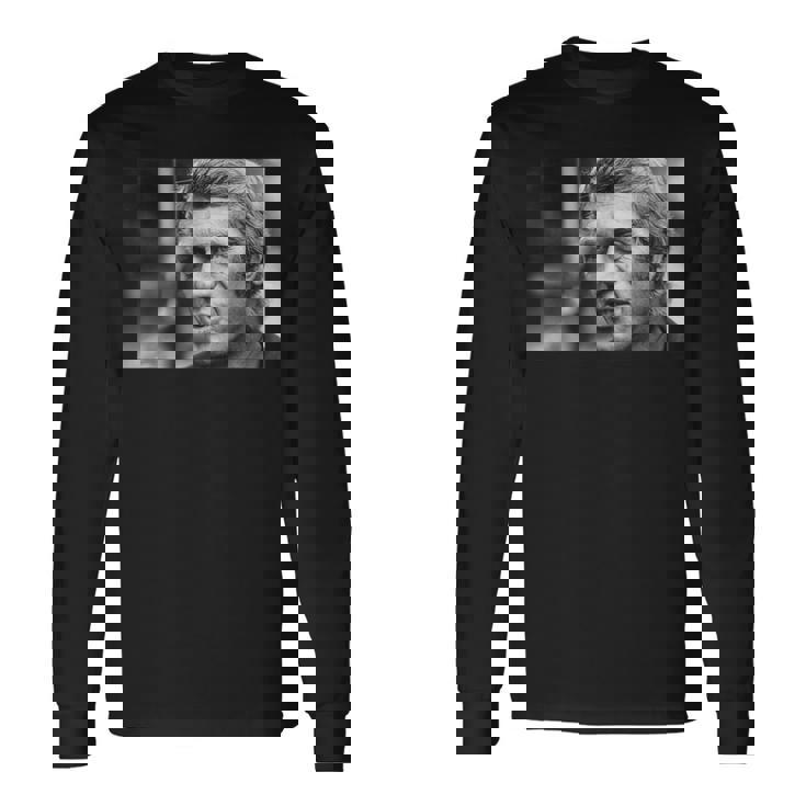 スティーブ・マックイーン 大脱走男優 1969年 長袖Tシャツ