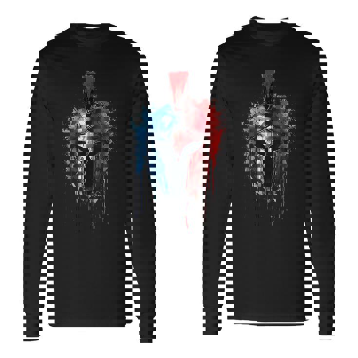 スパルタ スパルタン ファイター ヘルメット ギリシャ レオニダス スパルタ 長袖Tシャツ