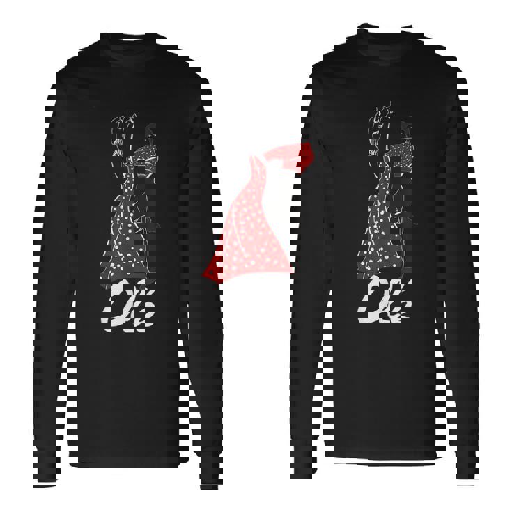 スペインのフラメンコ 長袖Tシャツ ギフトのアイデア