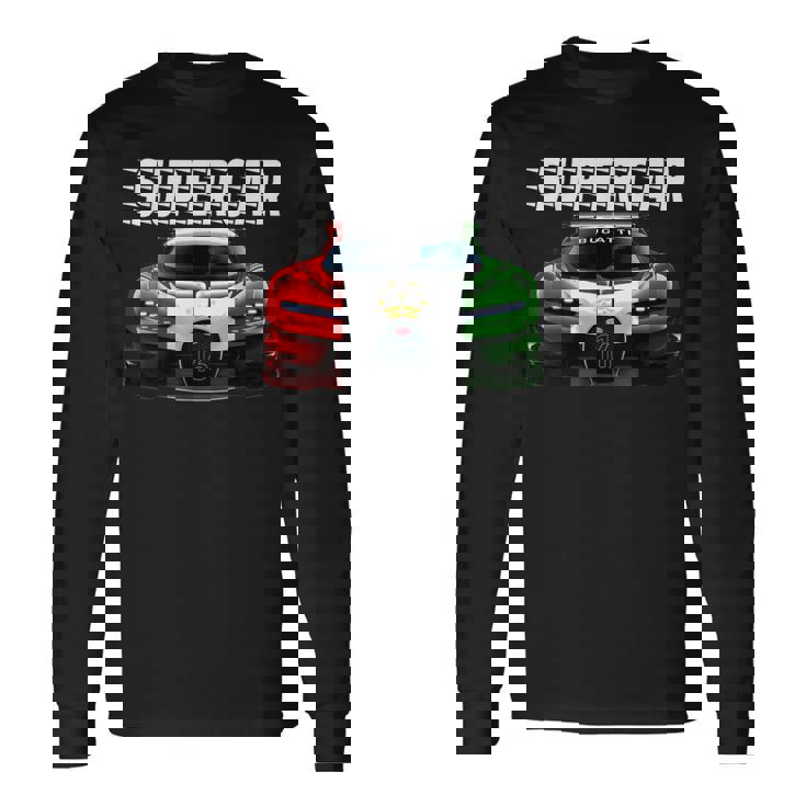 スポーツカーファンのためのスーtシャツ 長袖Tシャツ