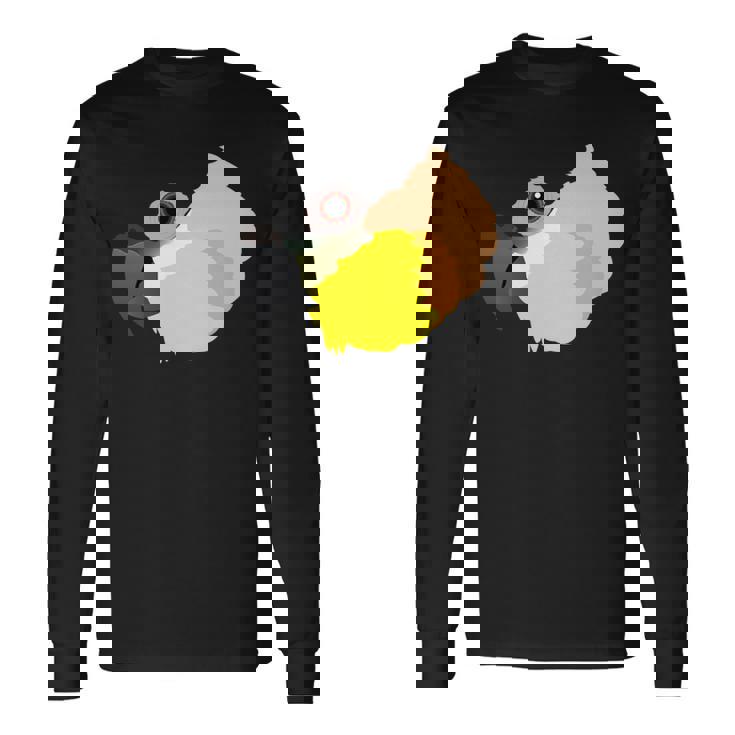 ズグロシロハラインコ 長袖tシャツ 長袖Tシャツ