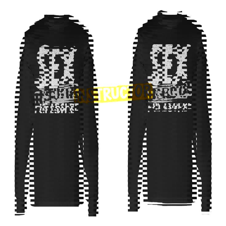 セックスインストラクター 初めてのレッスン 自由恋愛 セックス教師 長袖Tシャツ