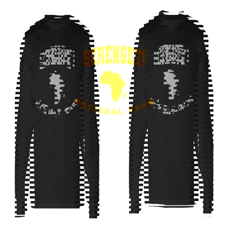 セレンゲティ国立公園 アフリカ 長袖Tシャツ