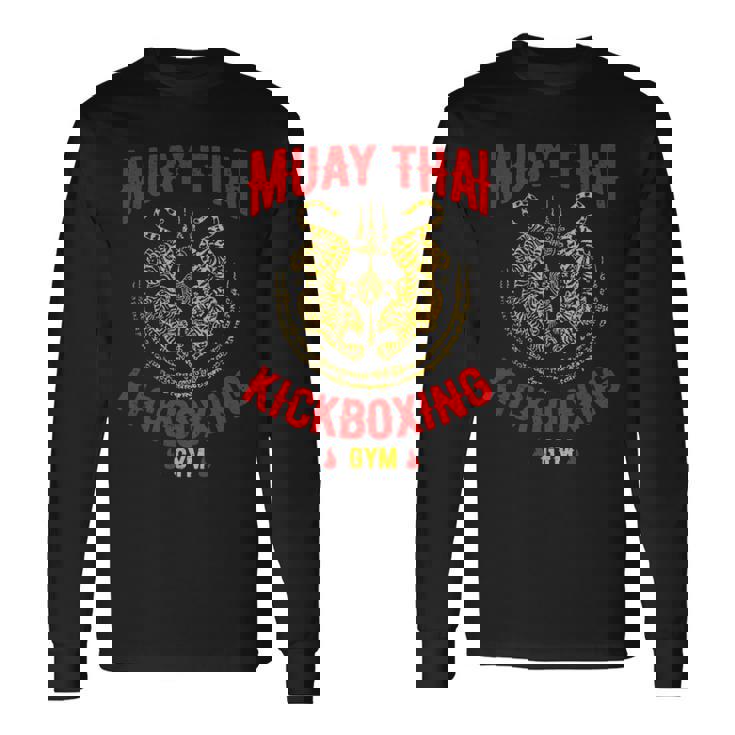タイガームエタイキックボクシングジムmmaトレーニングギフト 長袖Tシャツ
