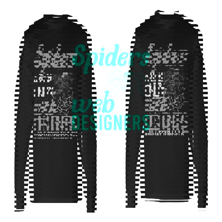 タランチュラタランチュラ爬虫類両生類テラリウムクモ 長袖Tシャツ