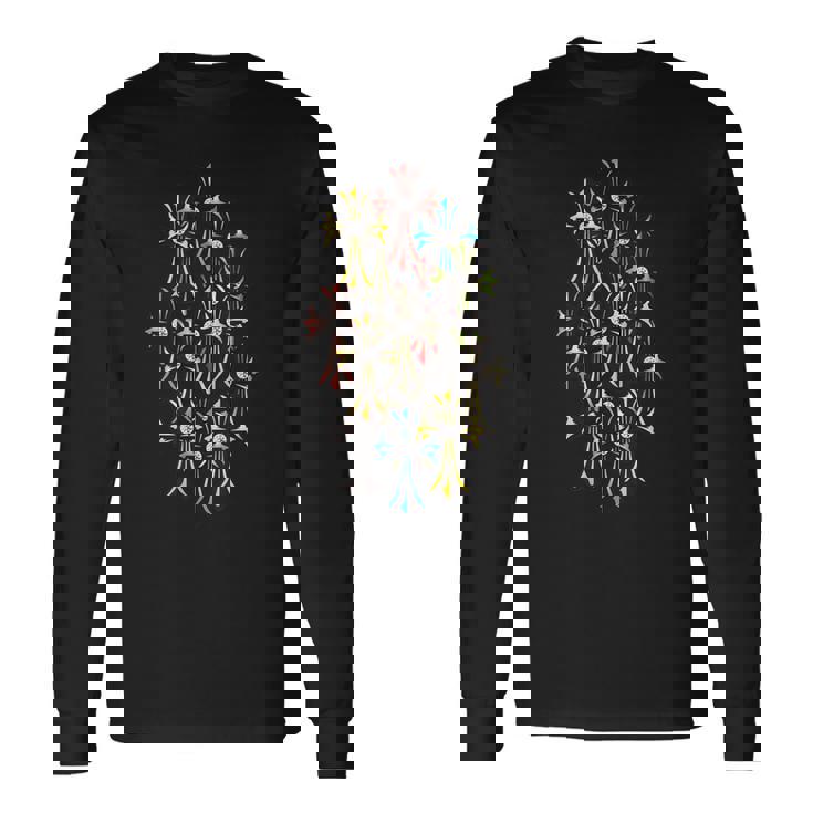 ダイヤクロス マルチカラー 長袖Tシャツ