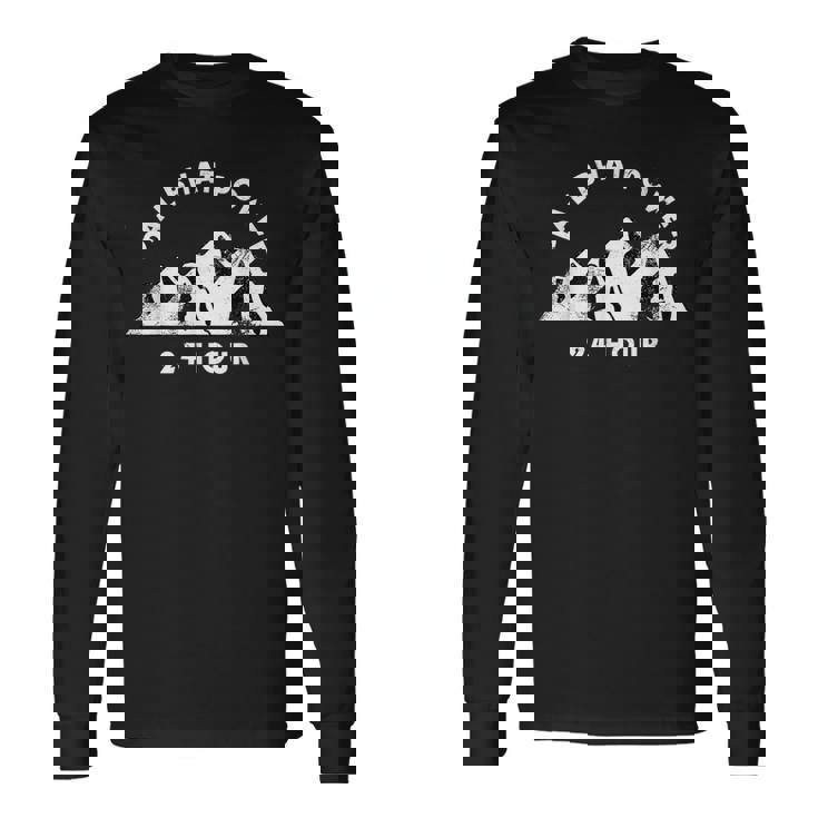 ダルバトパワー 24時間 ネパールギフト 長袖Tシャツ