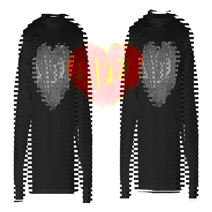 チア チアリーディング ハート ヴィンテージ チア 長袖Tシャツ ギフトのアイデア