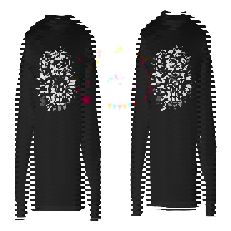 チアガール チアリーダー バディ 体操 アクロバティック チア 長袖Tシャツ