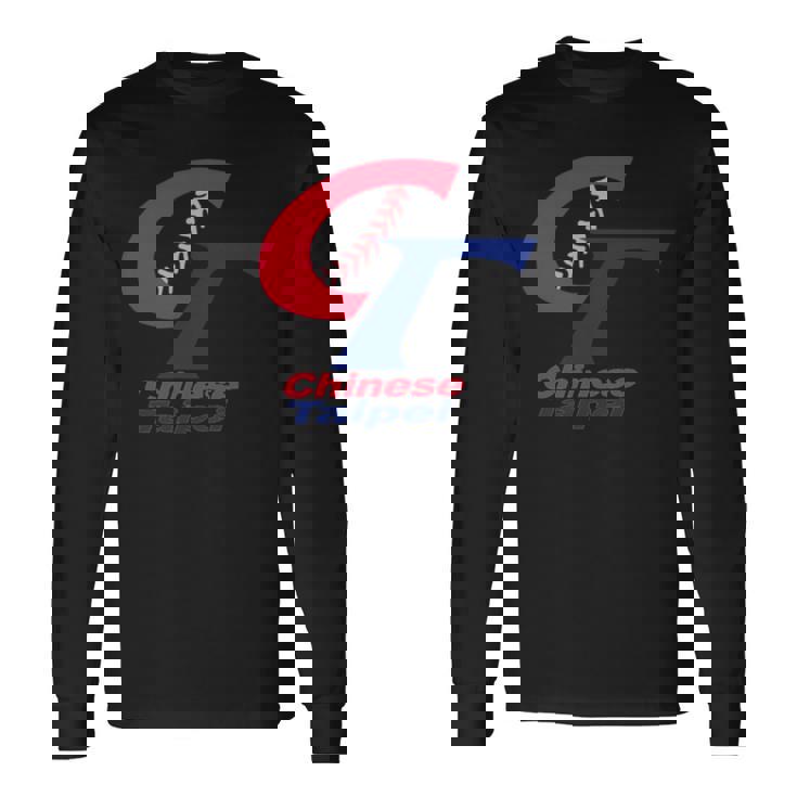 チャイニーズタイペイ 野球 台湾 I Love Taiwan ボーイフレンドギフト 長袖tシャツ 長袖Tシャツ