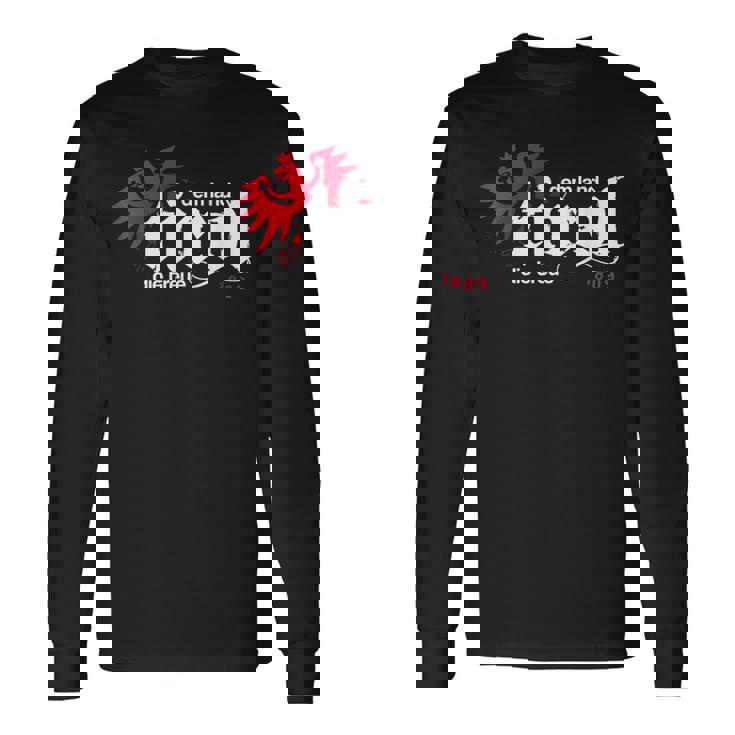 チロルイーグルメンズレディースキッズtシャツの状態へのチロルの忠誠 長袖Tシャツ