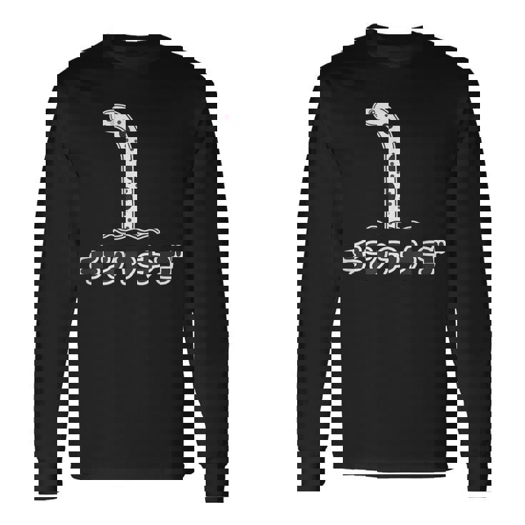 チンアナゴ【どうぶつフレンズ】水族館の生き物 かわいい 面白 動物 長袖Tシャツ