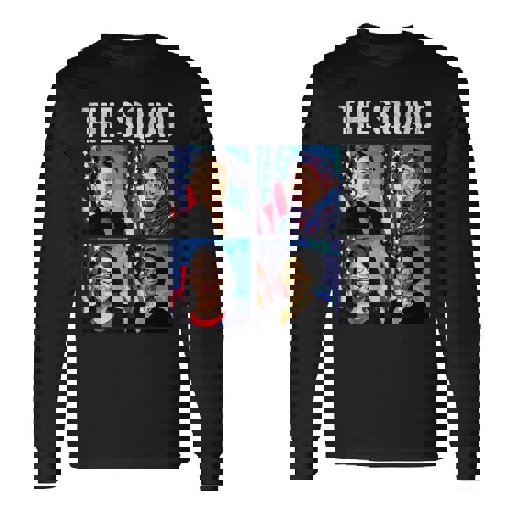 チーム Aoc ラシダ・トライブ・イルハン・オマール・アヤナ・プレスリー Woc ミーム 長袖Tシャツ