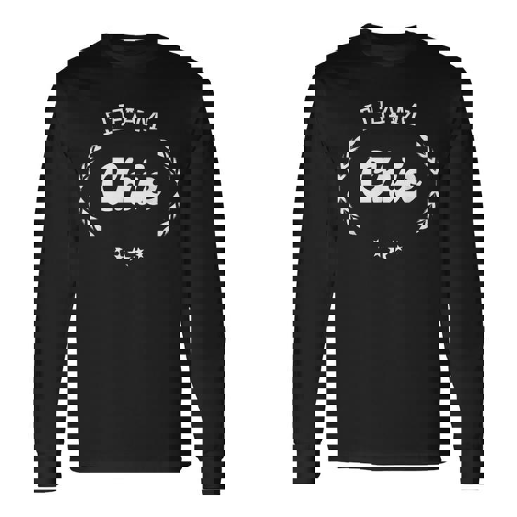 チーム Chie 人名可笑しい 長袖Tシャツ